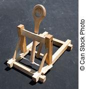 wooden catapult