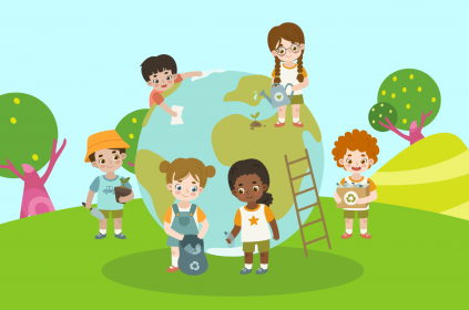 kids and the earth