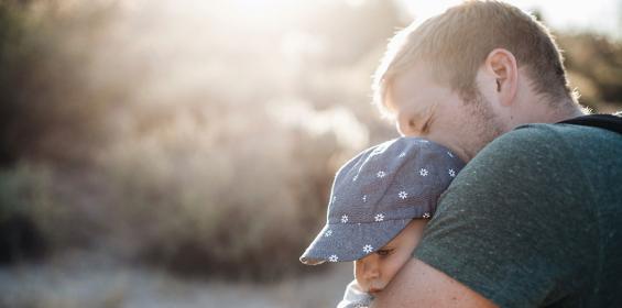 Child on lap