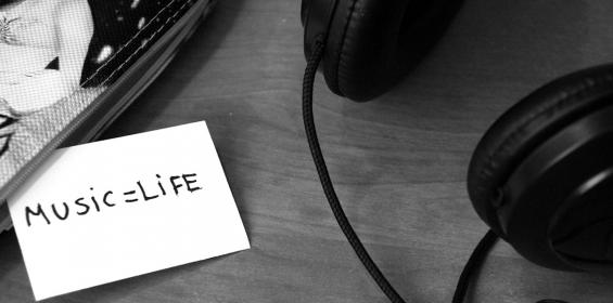 Music equals life