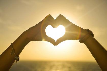hands making a heart shape