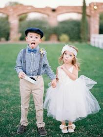 Kids dressed up