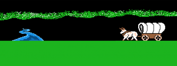 Oregon Trail Computer Graphic